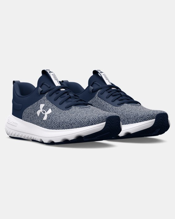 Men's UA Charged Revitalize Running Shoes in Blue image number 3